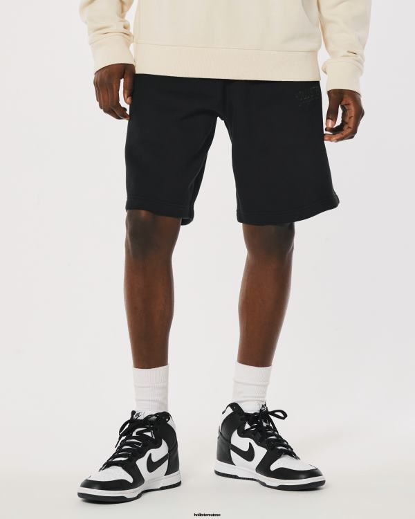 short molletonné logo 9\'\' Hommes noir Hollister bas RRRJX1370