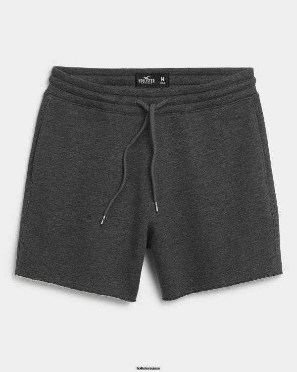 short polaire 5\'\' Hommes gris chiné foncé Hollister bas RRRJX1161