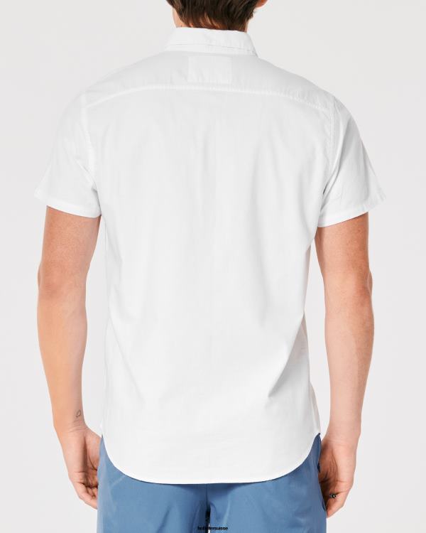 lot de 2 chemises oxford à manches courtes Hommes multi Hollister hauts RRRJX913