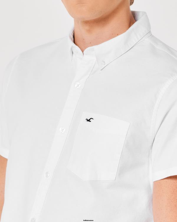 lot de 2 chemises oxford à manches courtes Hommes multi Hollister hauts RRRJX913