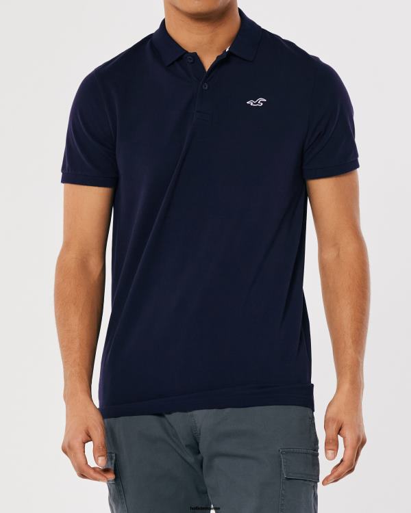 polo à logo Hommes marine Hollister hauts RRRJX800