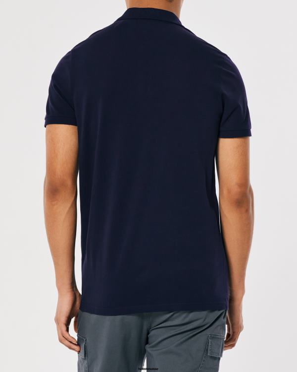 polo à logo Hommes marine Hollister hauts RRRJX800