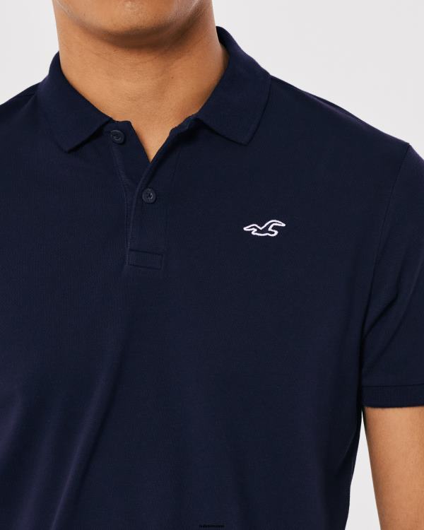 polo à logo Hommes marine Hollister hauts RRRJX800