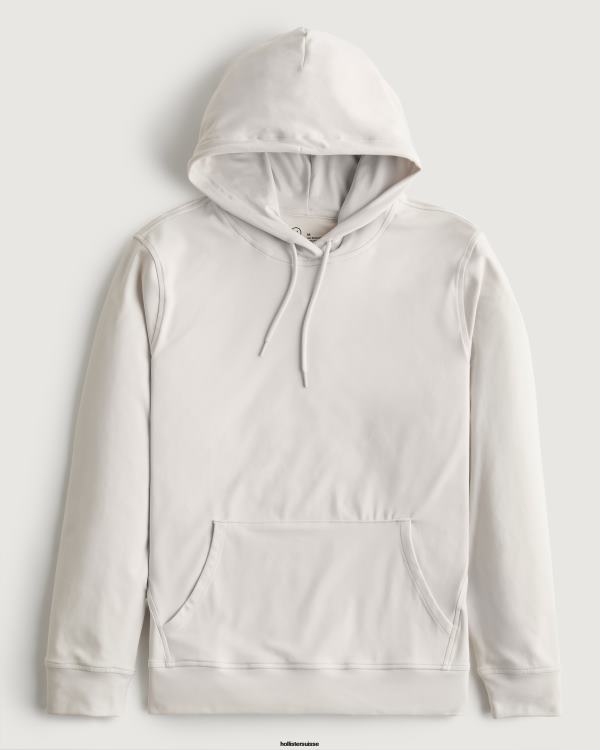 gilly hicks sweat à capuche active recharge Hommes crème Hollister hauts RRRJX1059