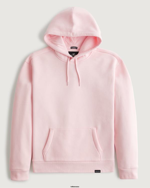 sweat à capuche décontracté Hommes rose Hollister hauts RRRJX1020