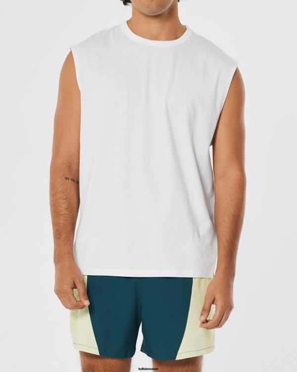Gilly Hicks Débardeur musculaire Active Essentials Hommes blanc Hollister hauts RRRJX1065