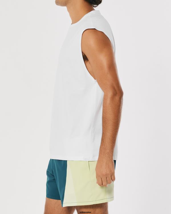 Gilly Hicks Débardeur musculaire Active Essentials Hommes blanc Hollister hauts RRRJX1065