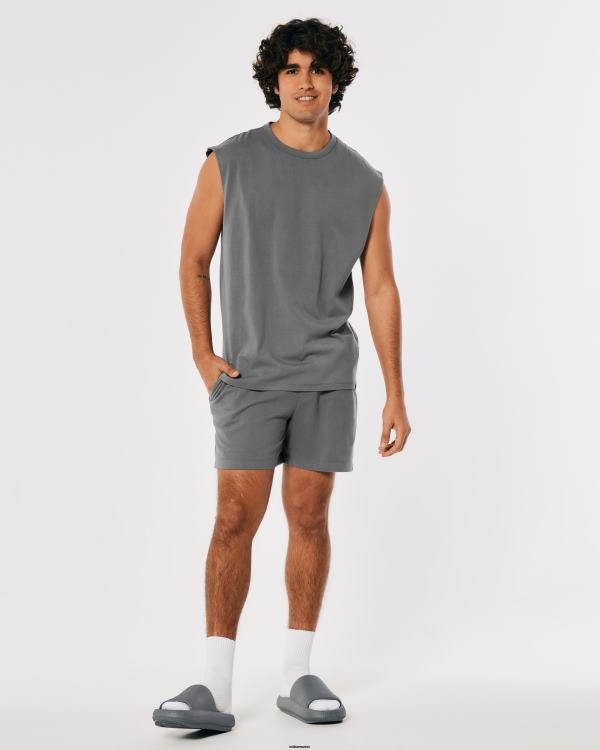 Gilly Hicks Débardeur musculaire Active Essentials Hommes gris foncé Hollister hauts RRRJX976