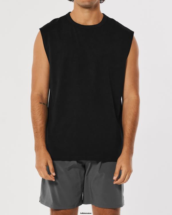 Gilly Hicks Débardeur musculaire Active Essentials Hommes noir Hollister hauts RRRJX1083