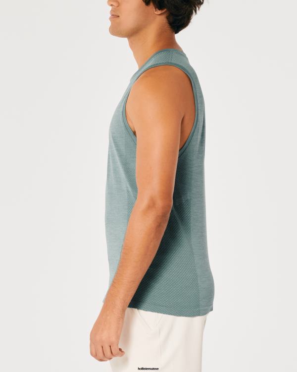 gilly hicks active débardeur actif sans coutures Hommes gris chiné foncé Hollister hauts RRRJX940