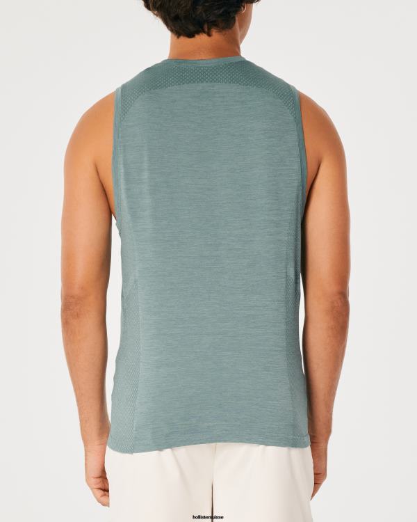 gilly hicks active débardeur actif sans coutures Hommes gris chiné foncé Hollister hauts RRRJX940