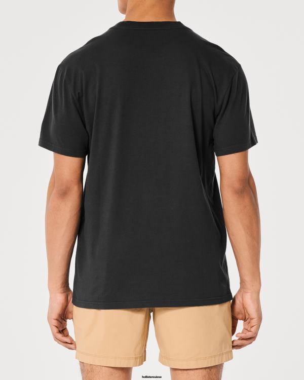 t-shirt graphique décontracté fast & furious Hommes fané noir-rapide et furieux Hollister hauts RRRJX1038